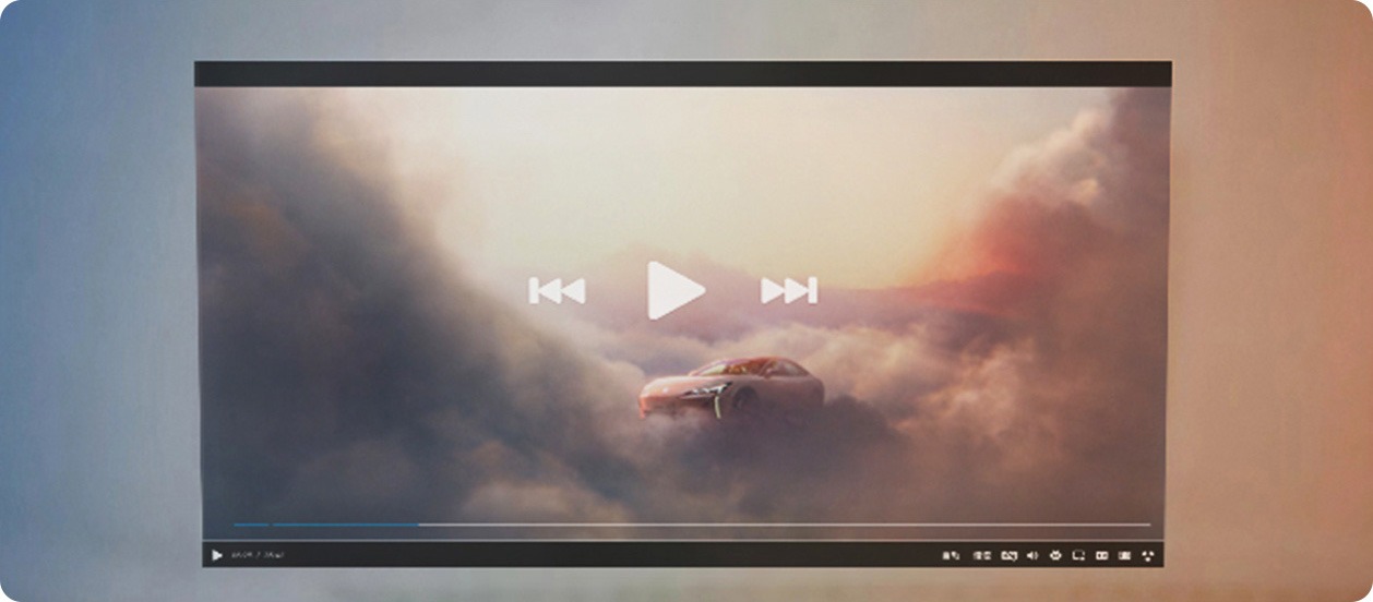 Cine en casa inmersivo 
Pantalla táctil HD de 15,6" y AR-HUD HD de 68"